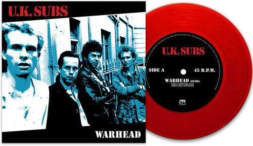 UK Subs: Warhead (red) - VINYL LP "VINYLBADGES"
