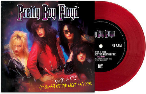 Pretty Boy Floyd: Rock & Roll (is Gonna Set The Night On Fire) (red) - VINYL LP "VINYLBADGES"