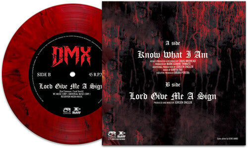 DJ Lt. Dan/DMX: Know What I Am (marble Red) - VINYL LP "VINYLBADGES"