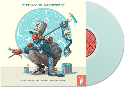 Travie McCoy: Never Slept Better - ELECTRIC BLUE - VINYL LP "VINYLBADGES"