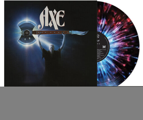 Axe: Offering - Red & Blue Splatter - VINYL LP "VINYLBADGES"