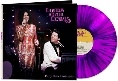Linda Gail Lewis: Early Sides 1963-1973 - Purple Splatter - VINYL LP "VINYLBADGES"