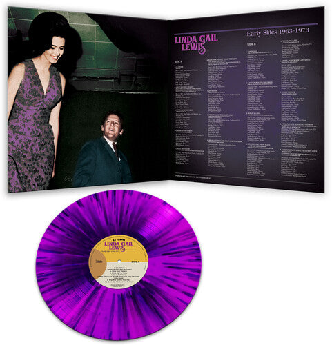 Linda Gail Lewis: Early Sides 1963-1973 - Purple Splatter - VINYL LP "VINYLBADGES"