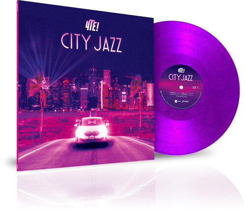 4TE!: City Jazz! - Sparkle Purple - VINYL LP "VINYLBADGES"