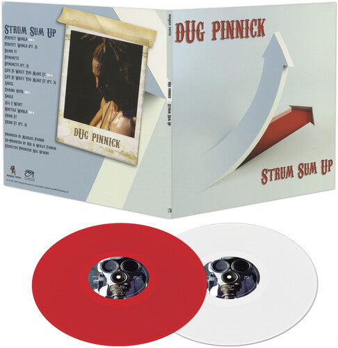 Dug Pinnick: Strum Sum Up - RED/WHITE - VINYL LP "VINYLBADGES"