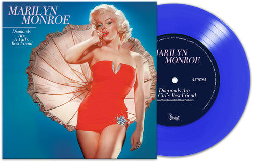 Mayilyn Monroe: Diamonds Are A Girl's Best Friend - Blue - VINYL LP "VINYLBADGES"