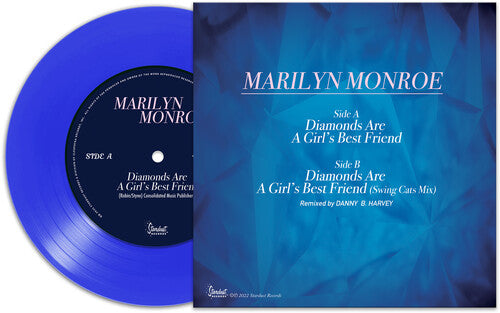 Mayilyn Monroe: Diamonds Are A Girl's Best Friend - Blue - VINYL LP "VINYLBADGES"