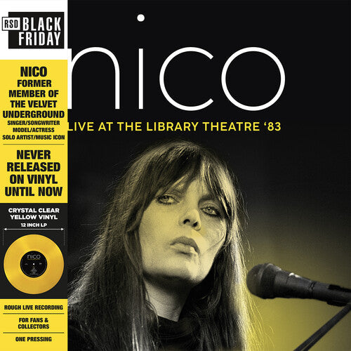 Nico: Live At The Library Theatre '83 - VINYL LP "VINYLBADGES"