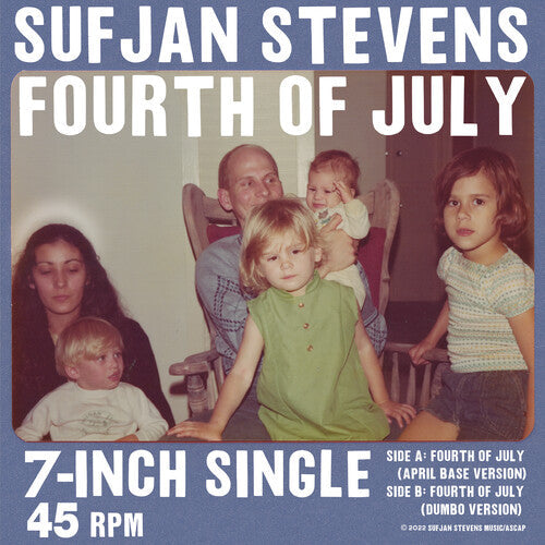 Sufjan Stevens: Fourth Of July - Red - VINYL LP "VINYLBADGES"
