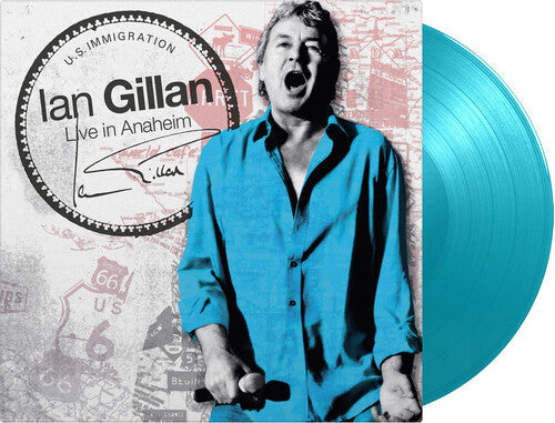 Ian Gillan: Live In Anaheim - Limited Gatefold, 180-Gram Turquoise Colored Vinyl - VINYL LP "VINYLBADGES"