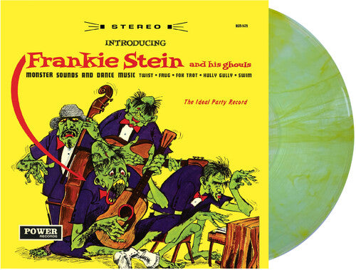 Frankie Stein: Introducing Frankie Stein and His Ghouls (Coke Clear w/ Yellow Streaks Viny) - VINYL LP "VINYLBADGES"