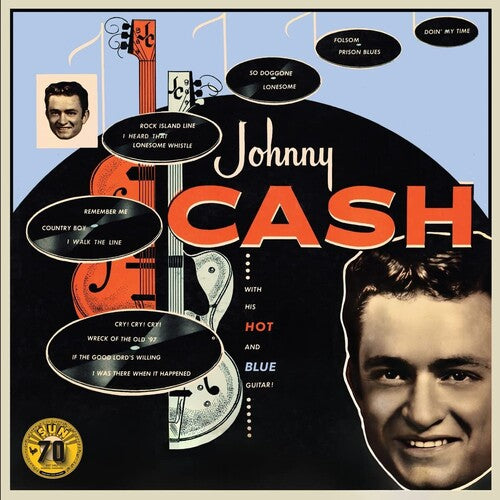 Johnny Cash: With His Hot And Blue Guitar (Sun Records 70th Anniversary) - VINYL LP "VINYLBADGES"