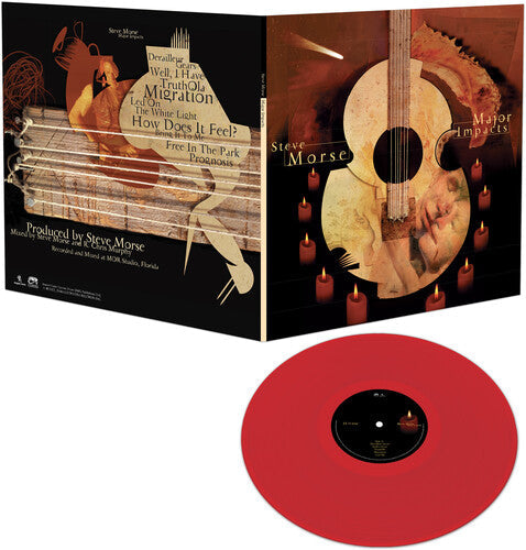 Steve Morse: Major Impacts - Red - VINYL LP "VINYLBADGES"