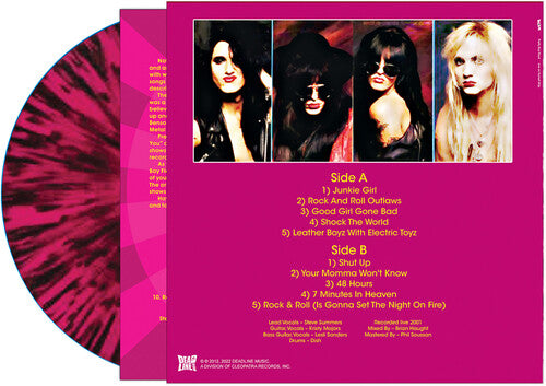 Pretty Boy Floyd: Live On The Sunset Strip - Pink/black Splatter - VINYL LP "VINYLBADGES"