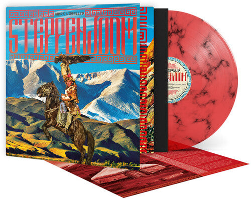 Marc Urselli's Steppendoom: SteppenDoom - Red Transparent + Black Marble - VINYL LP "VINYLBADGES"