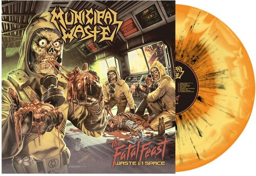Municipal Waste: The Fatal Feast - Orange & Yellow Splatter - VINYL LP "VINYLBADGES"