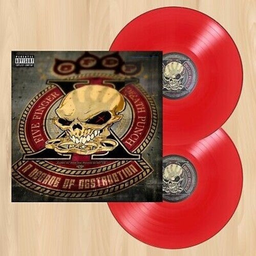 Five Finger Death Punch: A Decade Of Destruction - Crimson Red - VINYL LP "VINYLBADGES"