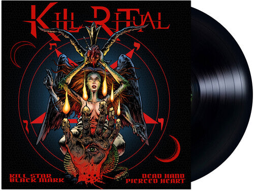 Kill Ritual: Kill Star Black Mark Dead Hand Pierced Heart - VINYL LP "VINYLBADGES"