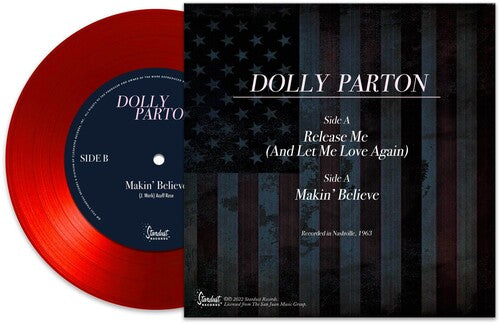 Dolly Parton: Release Me - And Let Me Love Again - Red - VINYL LP "VINYLBADGES"