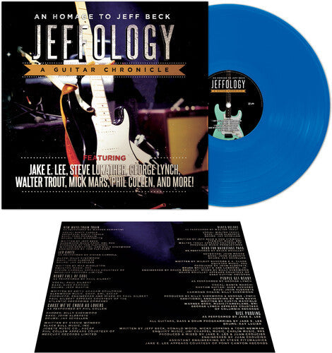 Various Artists: Jeffology - An Homage To Jeff Beck (Various Artists) - Blue - VINYL LP "VINYLBADGES"
