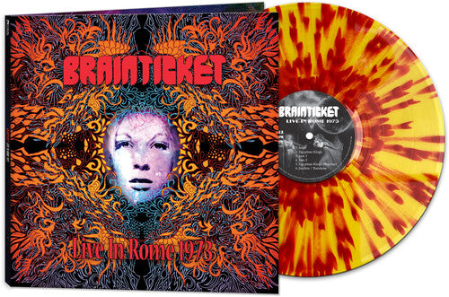 Brainticket: Live In Rome 1973 - Red/yellow Splatter - VINYL LP "VINYLBADGES"