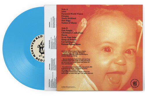 Christ on a Crutch: Crime Pays When Pigs Die - Blue - VINYL LP "VINYLBADGES"