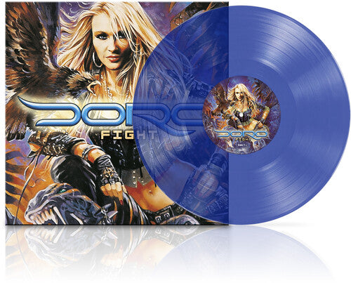 Doro: Fight - Blue - VINYL LP "VINYLBADGES"