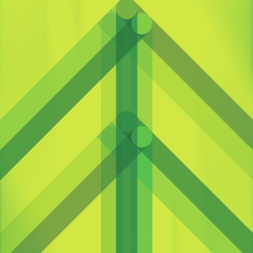 El Ten Eleven: Every Direction Is North - Green Glass - VINYL LP "VINYLBADGES"