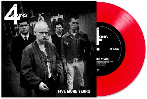 The 4-Skins: Five More Years - RED - VINYL LP "VINYLBADGES"
