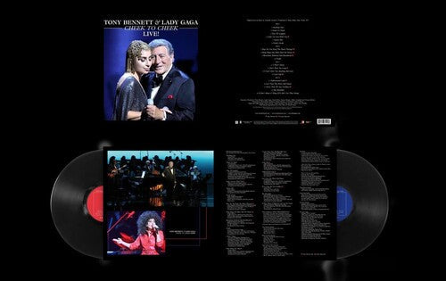 Tony Bennett & Lady Gaga: Cheek To Cheek: Live! - VINYL LP "VINYLBADGES"