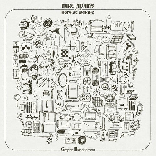 Mike Adams At His Honest Weight: Graphic Blandishment - VINYL LP "VINYLBADGES"