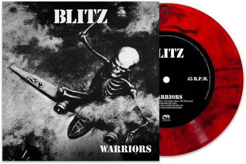 Blitz: Warriors - Red Marble - VINYL LP "VINYLBADGES"