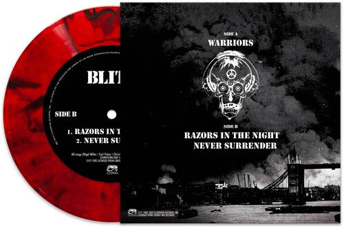 Blitz: Warriors - Red Marble - VINYL LP "VINYLBADGES"