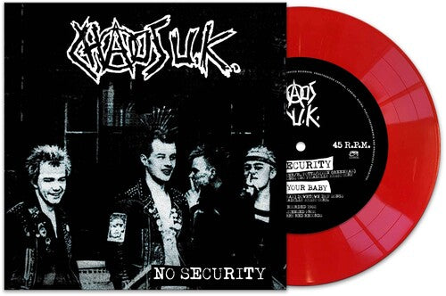 Chaos UK: No Security - Red - VINYL LP "VINYLBADGES"
