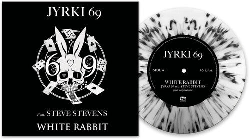 Steve Stevens: White Rabbit - Black/white Splatter - VINYL LP "VINYLBADGES"