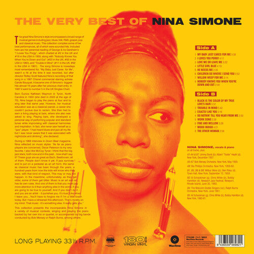 Nina Simone: Very Best Of Nina Simone - Limited 180-Gram Vinyl - VINYL LP "VINYLBADGES"