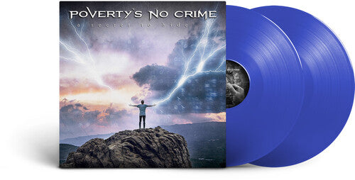 Poverty's No Crime: A Secret To Hide - Blue - VINYL LP "VINYLBADGES"