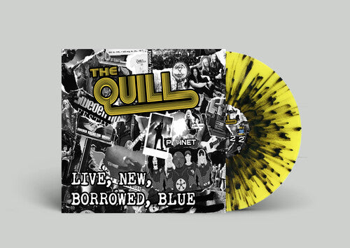 The Quill: Live, New, Borrowed, Blue - Black Yellow Splatter - VINYL LP "VINYLBADGES"