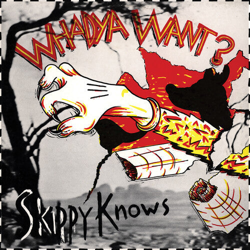 Whadya Want: Skippy Knows - White In Red - VINYL LP "VINYLBADGES"