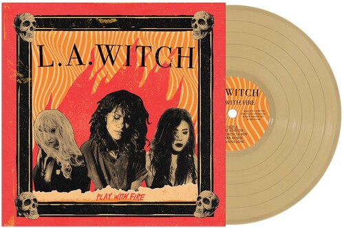 L.a. Witch: Play With Fire - Gold - VINYL LP "VINYLBADGES"