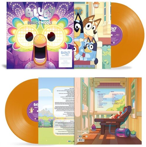 Bluey: Bluey Dance Mode - 140-Gram Orange Colored Vinyl - VINYL LP "VINYLBADGES"