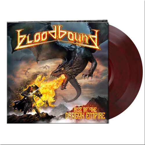 Bloodbound: Rise Of The Dragon Empire - Red/black Marbled - VINYL LP "VINYLBADGES"