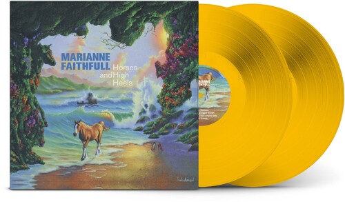 Marianne Faithfull: Horses & High Heels - Yellow - VINYL LP "VINYLBADGES"