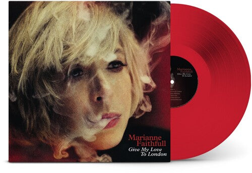 Marianne Faithfull: Give My Love To London - Red - VINYL LP "VINYLBADGES"