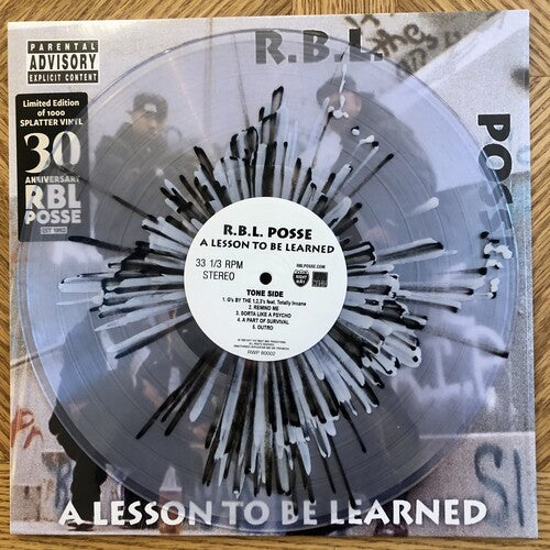 R.B.L. Posse: A Lesson To Be Learned (30th Anniversary Edition) Splatter - VINYL LP "VINYLBADGES"
