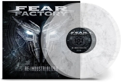 Fear Factory: Re-Industrialized - Clear & Silver Marble - VINYL LP "VINYLBADGES"