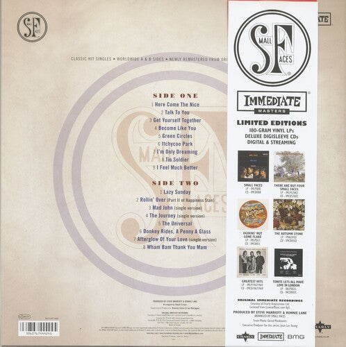 The Small Faces: Greatest Hits - The Immediate Years 1967-1969 - VINYL LP "VINYLBADGES"