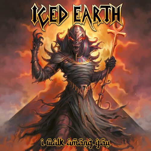 Iced Earth: I Walk Among You - Yellow/red/silver - VINYL LP "VINYLBADGES"
