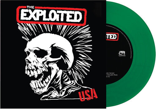 The Exploited: Usa - Green - VINYL LP "VINYLBADGES"