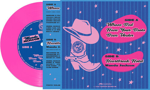 Linda Gail Lewis: Whose Bed Have Your Boots Been Under? - Pink - VINYL LP "VINYLBADGES"